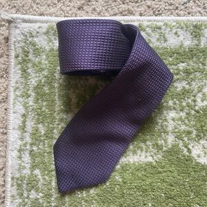 Fendi Purple Hand Made In Italy Tie